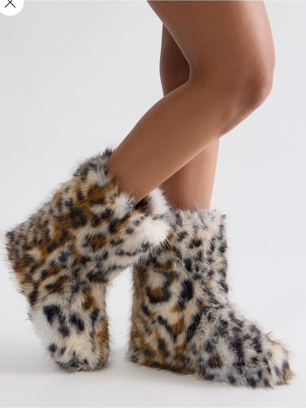 Fashion Nova Chilly Days Faux Fur Booties
